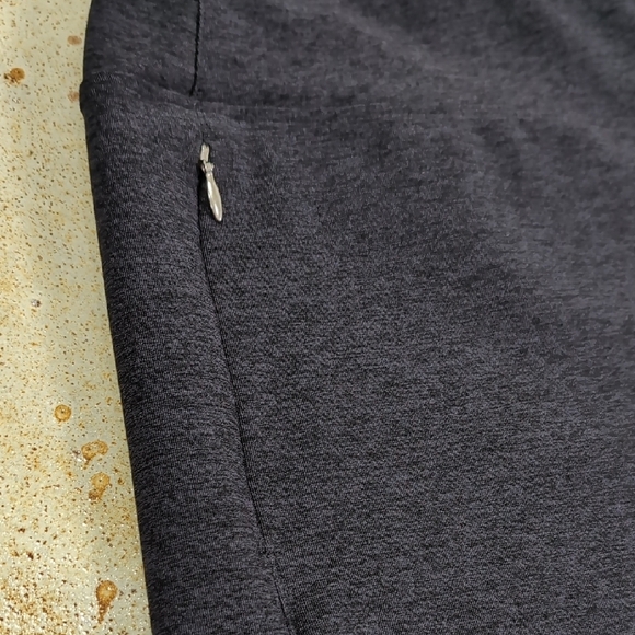 Lucy | Charcoal Wide Leg Leggings Capris Size L - Picture 5 of 11